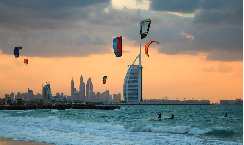 Kite Beach In Dubai Image